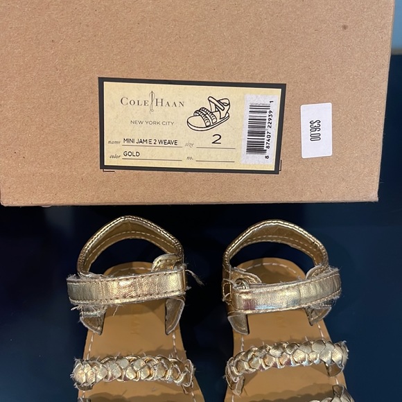 Cole Haan Mini Jamie 2 Weave Baby Girl Sandals - Picture 2 of 5